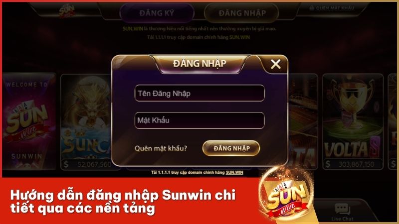 Hướng dẫn đăng nhập Sunwin dễ dàng trên cả nền tảng máy tính và ứng dụng điện thoại