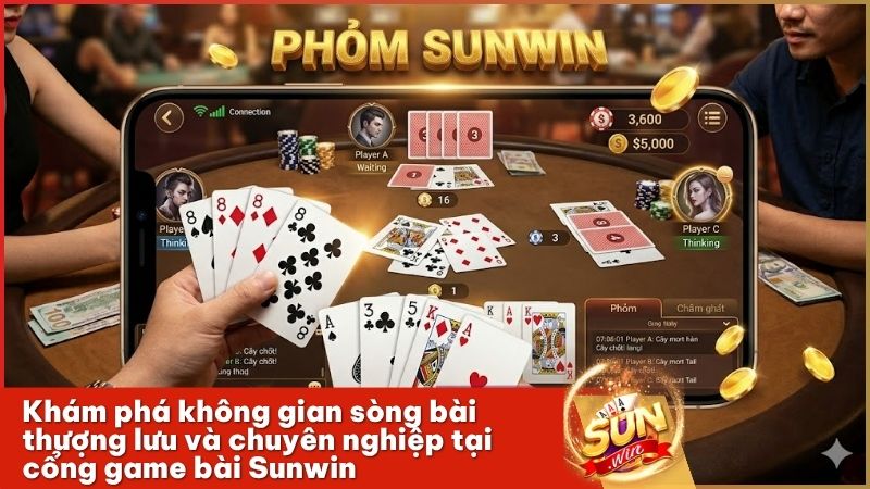 Sunwin mang đến trải nghiệm game bài Phỏm đẳng cấp và đầy tính giải trí